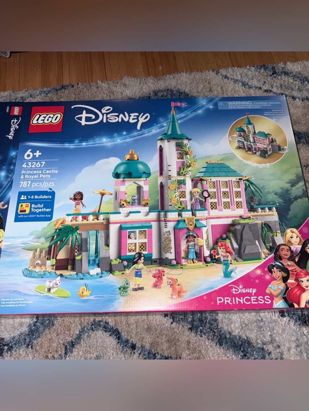 LEGO Disney Princess Castle & Royal Pets, Assembled by Me & Bk in Box! Retiring!